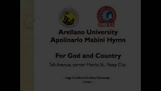 Arellano University  Apolinario Mabini Hymn [upl. by Nila]