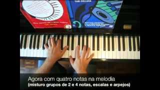 Aulas de piano online Improvisação nas tonalidades maiores  Parte 1 [upl. by Jeremias654]