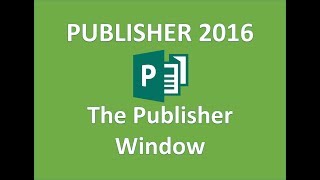 Publisher 2016  Interface Tutorial  How to Use Microsoft Office for Beginners  MS Make a Brochure [upl. by Ecniv437]