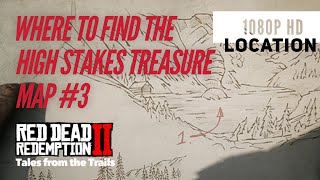 RDR2 High Stakes Treasure Map 3 Location  1080p HD PS4 Pro  Red Dead Redemption 2 [upl. by Adnirem]