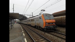 Une matinée brumeuse en gare de MontaubanVilleBourbon [upl. by Gerek]