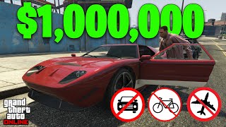 How Long Does it Take to Make 1000000 in GTA Online Without Using Vehicles [upl. by Ayrolg673]