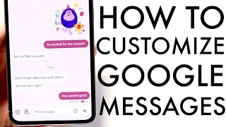 How To Customize Google Messages 2024 [upl. by Artima303]