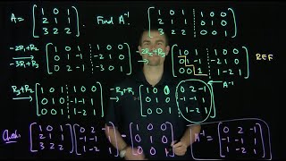 The Inverse of a 3x3 Matrix An Example [upl. by Atnuahc]