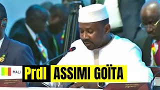 Discours du président Assimi Goïta au sommet Afrique Russie 2023 [upl. by Namharludba]