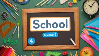 Thema 4  School  Woordenschat  Niveau 3 [upl. by Lynde]