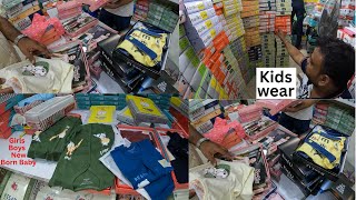 Kids Wear Wholesale Market Kolkata Bara Bazar New Video 2024 All Famouse Brands Available Here [upl. by Brooking]