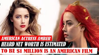 American Actress Amber Heard Net Worth Is Estimated To Be 1 Million Is An American Film [upl. by Pardner18]