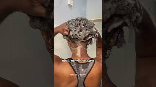 Natural Hair Wash Day ASMR Washing 4C Hair [upl. by Ashman548]