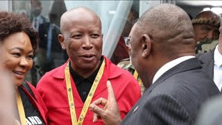 President Cyril Ramaphosa rejects Julius malema question on Phaphala saga in parliamentGNUmk party [upl. by Adnamra655]