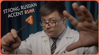 ASMR Doctor Neurologist STRONG RUSSIAN ACCENT SOFT VOICE Fast examination  Tingles Maker asmr [upl. by Aciraa]