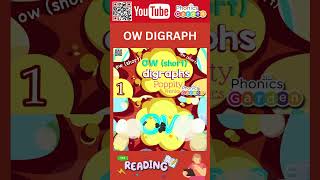 OW DIGRAPH  Poppity  Phonics Garden [upl. by Haley]