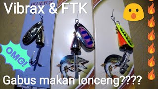 megabuss fishing Review Mancing Casting Ikan Gabus Pakai Lonceng Vibrax spinner FTK bisa kah [upl. by Gilberto456]