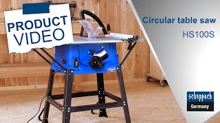 Circular Table Saw  HS100S [upl. by Gershon]