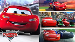 Lightning McQueens Most Competitive Moments  Pixar Cars [upl. by Aramoiz]