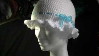 Frilly Brimmed Crochet Hat Tutorial [upl. by Till674]