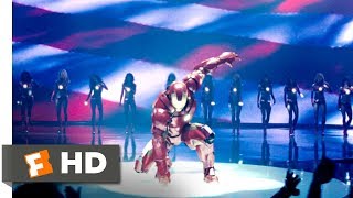 Iron Man vs Rhodey  Party Fight Scene  IronMan 2 2010 Movie CLIP HD [upl. by Ettelracs]