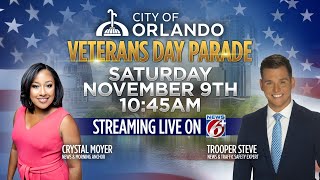 25th annual City of Orlando Veterans Day parade [upl. by Arihsak904]