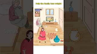 Annoying Puzzle Game  Help family lose weight annoyingpuzzlegame games foryou funny gameshorts [upl. by Ytsirhk]