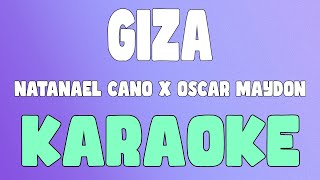 Giza KaraokeInstrumental  Natanael Cano x Oscar Maydon [upl. by Aimekahs]