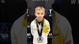 Brock Taylor  Outstanding Wrestler for Quest 2024 McDonogh Duals [upl. by Ynelram]