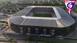 Górnik Zabrze  STADIONY w POLSCE z lotu dronem 1 [upl. by Beacham]