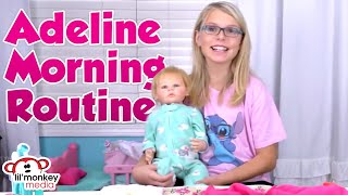 My Reborns Short  Reborn Baby Adeline Morning Routine shorts [upl. by Silsby]