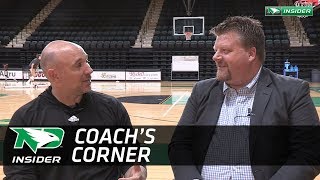 UND Volleyball  Coachs Corner with Mark Pryor [upl. by Oslec]