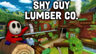 MKWii Custom Track  Shy Guy Lumber Co [upl. by Tsepmet]