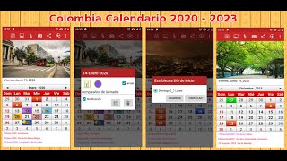 Colombia Calendario 2018 [upl. by Eldin272]