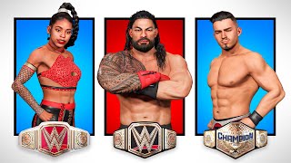 I Drafted My WWE Roster WWE 2K23 Universe Mode [upl. by Ydderf824]