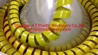 PE Plastic Wire Cable Protection Sleeve Protective Sleeve Spiral Wrap Hose Extruder Machine [upl. by Kowatch744]