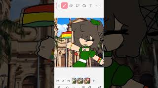 BOLIVIA SANTA CRUZ ❤️💛💚 music art emojicat drawing robloxhumor countryballs [upl. by Owens]