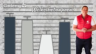 Wat voor Betonpoer heb ik nodig Ontdek het hier [upl. by Gnahc]