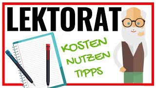 Lektorat im Studium  Selbst Korrekturlesen oder Profi bezahlen Bachelorarbeit Masterarbeit 📝 [upl. by Lemej]