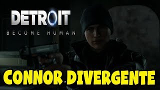 Detroit Become Human  Connor Divergente  Español Latino  1080p Connor se convierte en divergente [upl. by Middleton]