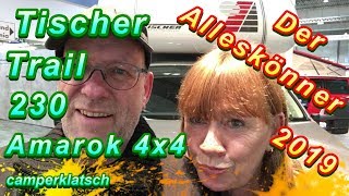 Tischer PickUp 💥 VW Amarok 4x4 Camper💥Trail Pickup Wohnkabine💥 4x4 Allrad Wohnmobil Test  Review [upl. by Nannie]