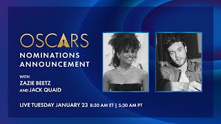 96th Oscars Nominations Announcement Hosted by Zazie Beetz and Jack Quaid [upl. by Rivkah]