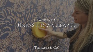 How To Install Unpasted Wallpaper  Paste The Wall Application [upl. by Maritsa]