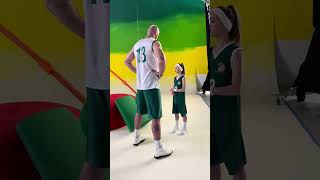 🏀 Discussion 😎 kajadomańska marcingortat nba basketball shortvideo mgortat13 [upl. by Jamaal123]