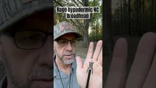 Rage Hypodermic NC Mechanical Broadhead Test hunting deerhunting outdoors mississippi outdoors [upl. by Ingles]