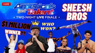 Winner of AGT Season 19  Americas Got Talent 2024  SHEESH BROS REACTS [upl. by Akirdnwahs407]