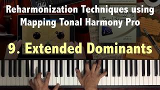 Reharmonization Techniques Extended Dominants 923 using Mapping Tonal Harmony Pro [upl. by Halihs355]