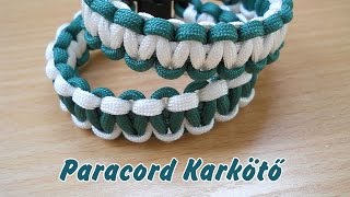 Paracord karkötő készítés [upl. by Anayk]