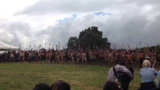 Haka by hundreds of Māori warriors [upl. by Dorej]