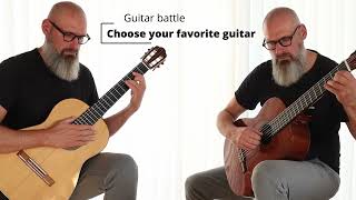 Guitar battle  Hallgren vs Vilaplana guitars [upl. by Eyla]