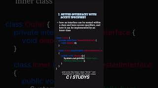 Nested class classinjava javaclass javaprogramming education coding study bcs [upl. by Sacram409]