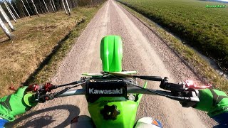 Kawasaki KX500 Power Wheelie Run [upl. by Frederique58]