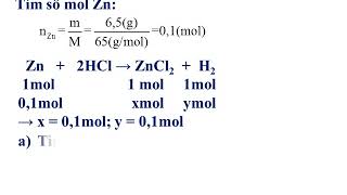 BÀI 1 ZnHCl → ZnCl2  H2 HÓA HỌC 8 [upl. by Kobe]