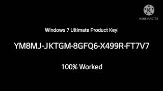 100 Worked Windows 7 Ultimate Product Key [upl. by Dixon909]